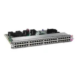 Cisco Line Card E-Series Premium - Commutateur - 48 x 10 - 100 - 1000 (PoE) - Module enfichable ... (WS-X4648RJ45V+E-RF)_1